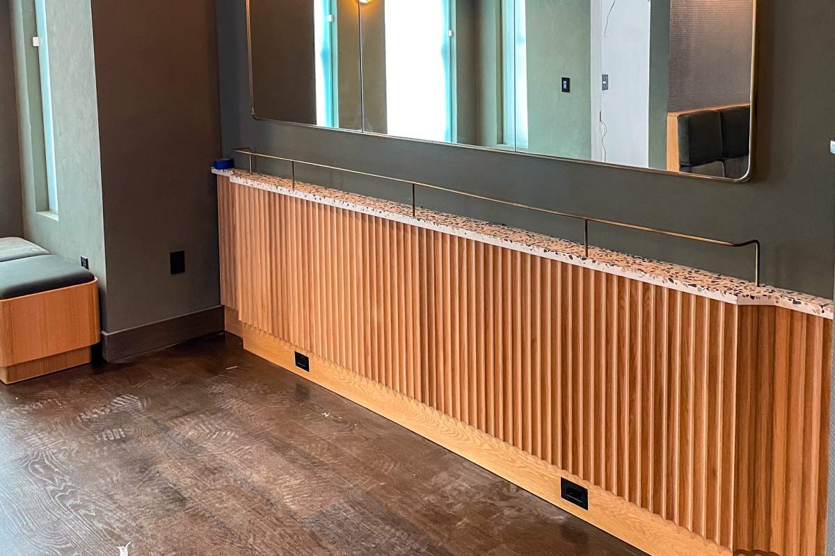 custom millwork wall accent