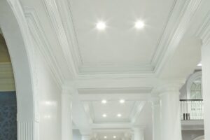 custom millwork ceiling and door trim mold