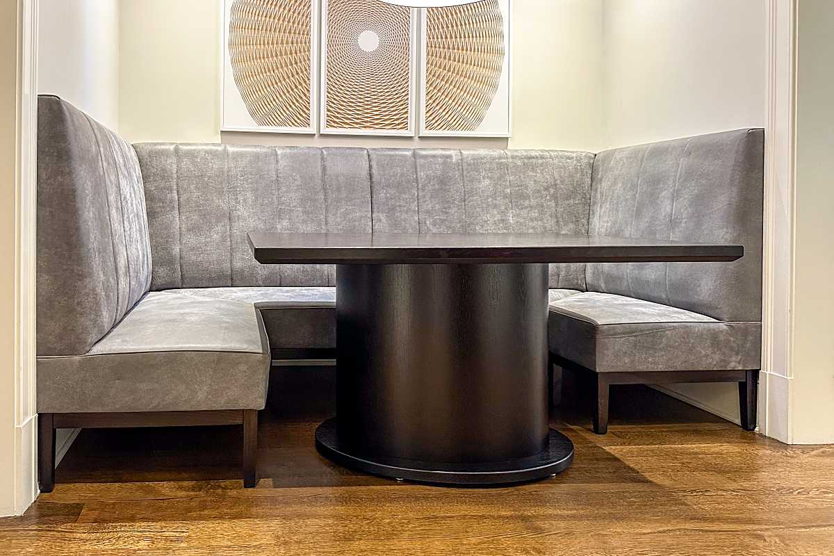 custom dining banquette