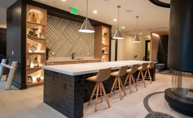 custom commercial casework hotel