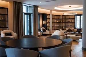 Industrial storage space filled with hardware and construction items 