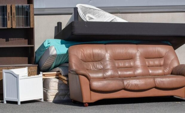 old furnitures outdoors