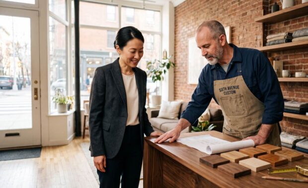 How Custom Millwork Gives Small Businesses a High-End Look on a Realistic Budget